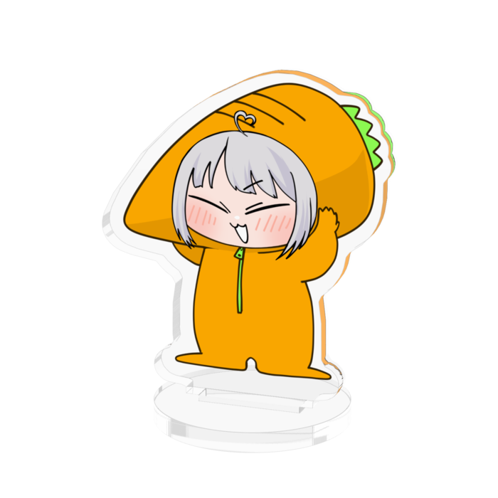 アクリルフィギュア[にんじん] - 50x50mm