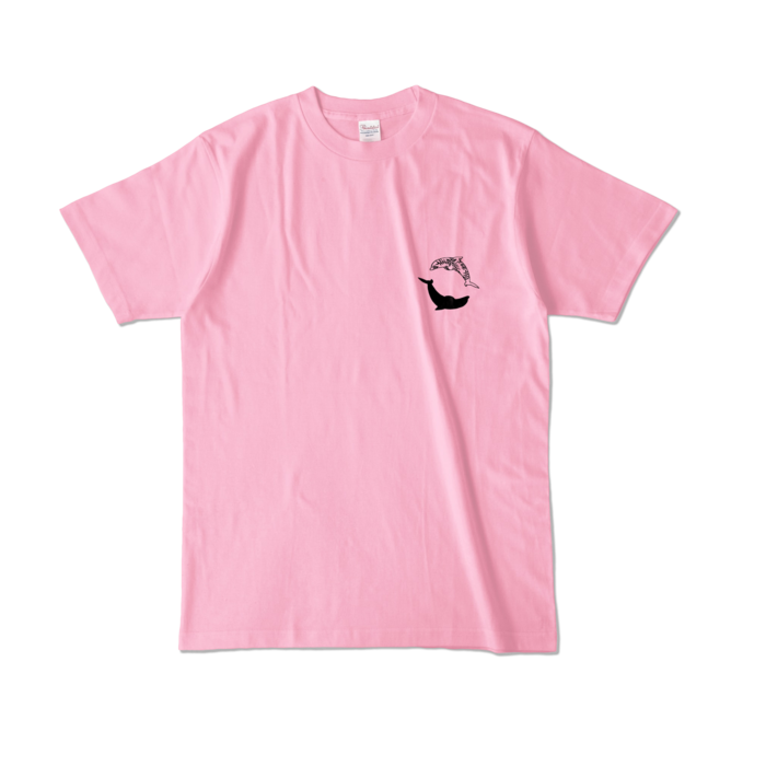 カラーTシャツ - L - ピーチ (淡色)