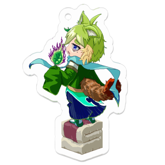 アクリルキーホルダー（コーティング） - 50 x 50 (mm)