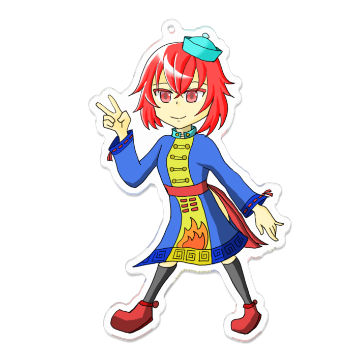 アクリルキーホルダー - 100 x 100 (mm)