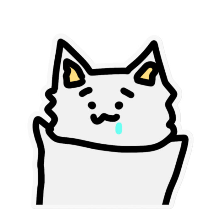 ステッカー - 100 x 100 (mm)