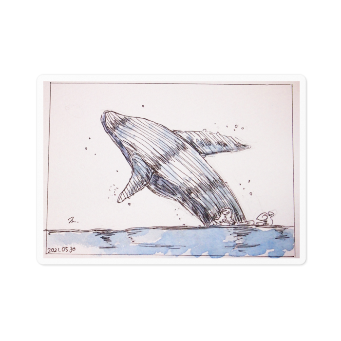 ステッカー - 100 x 100 (mm)