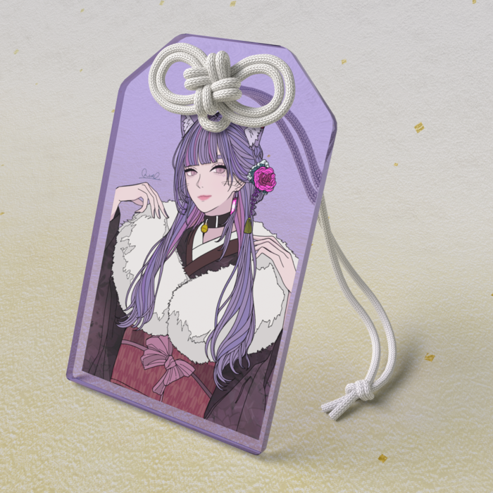 アクリルお守り - 50 × 80mm