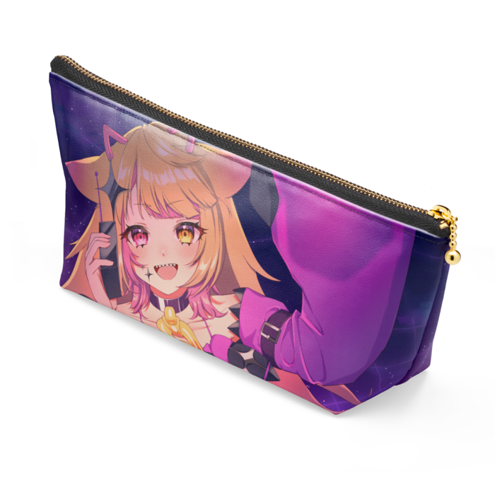 ポーチ - 長さ21.5cm / 高さ10cm - ブラック