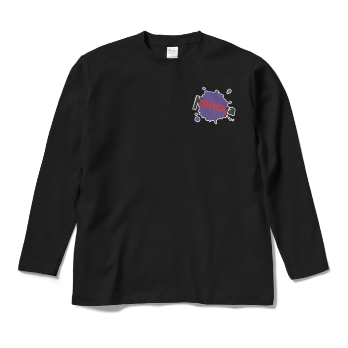 Koncua:ロングTシャツ - M - ブラック