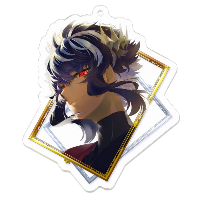 アクリルキーホルダー（コーティング） - 70 x 70 (mm)