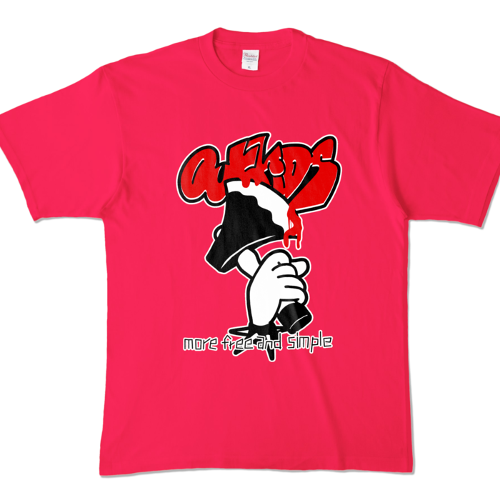 カラーTシャツ - XL - ホットピンク (濃色)