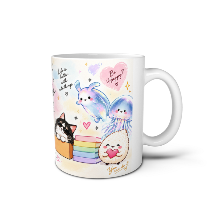 マグカップ - 直径 8cm / 高さ 9.5cm