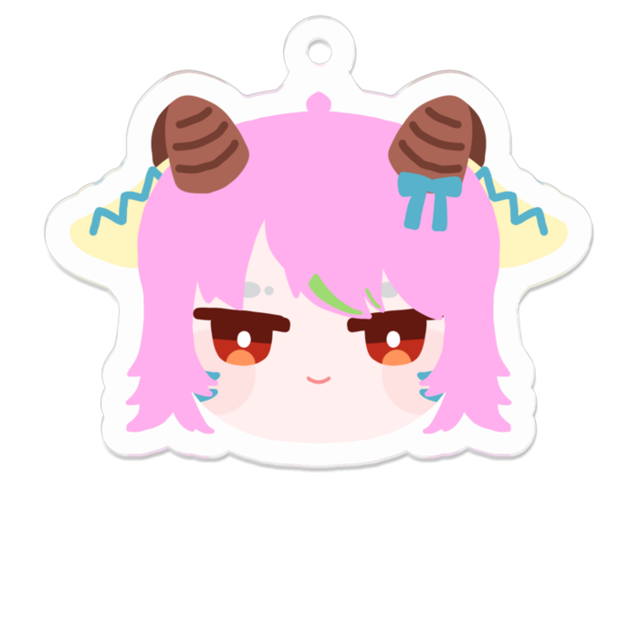 アクリルキーホルダー - 50 x 50 (mm)