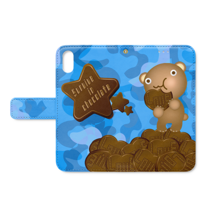 手帳型iPhoneケース - iPhone X - ストラップ穴 あり