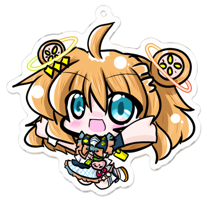 アクリルキーホルダー - 70 x 70 (mm)