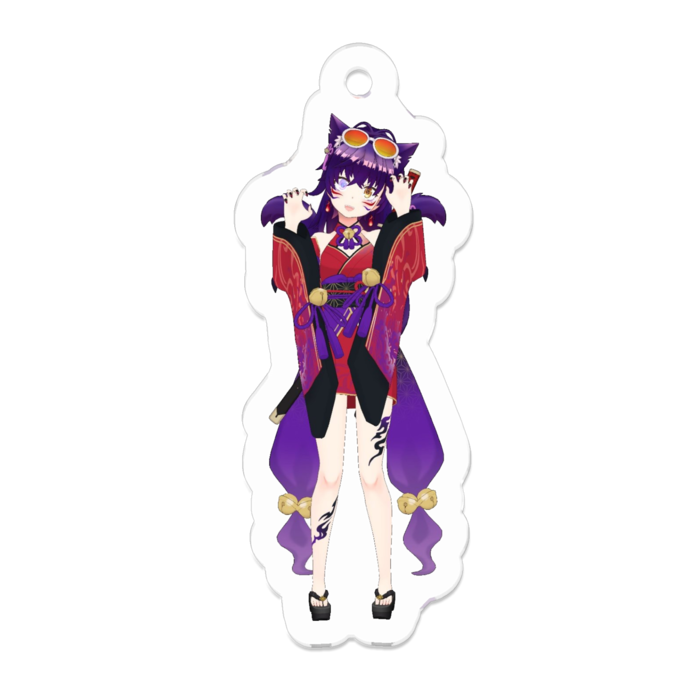 アクリルキーホルダー - 50 x 50 (mm)