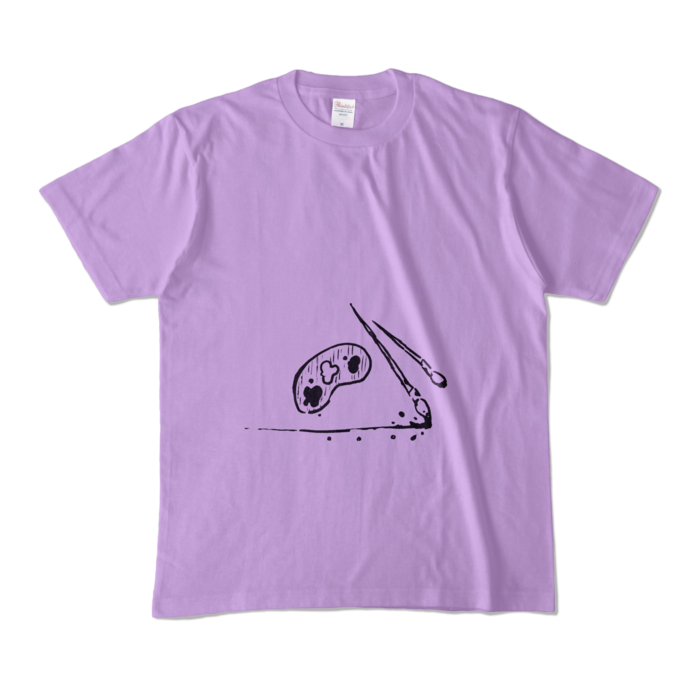 カラーTシャツ - M - ライトパープル (淡色)