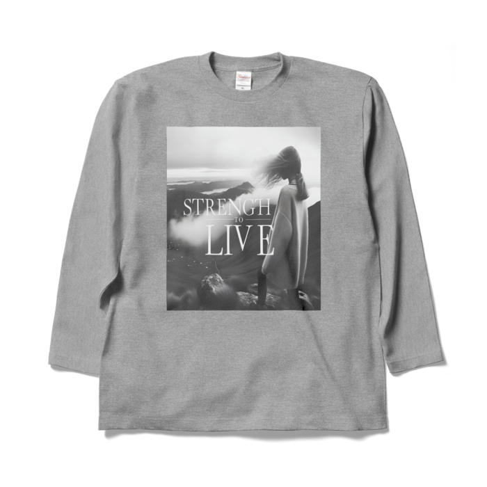 ロングスリーブTシャツ - XL - 杢グレー