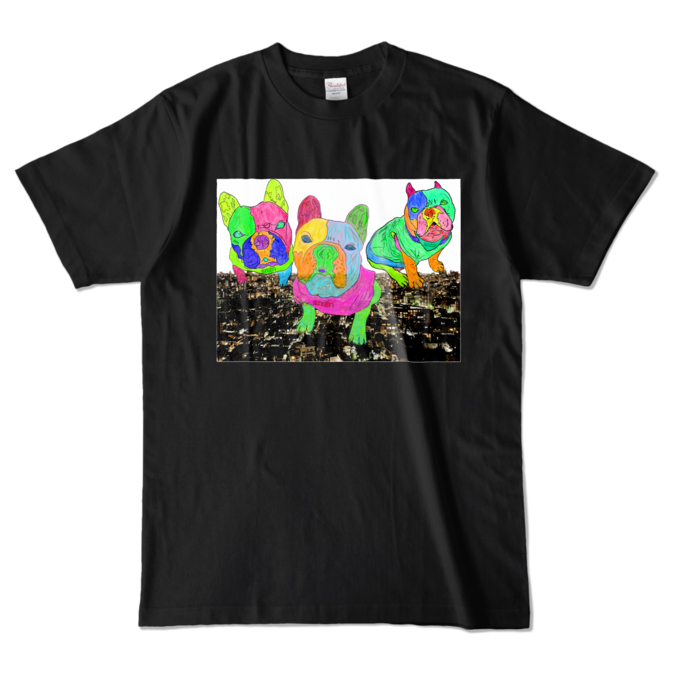 カラーTシャツ - L - ブラック (濃色)