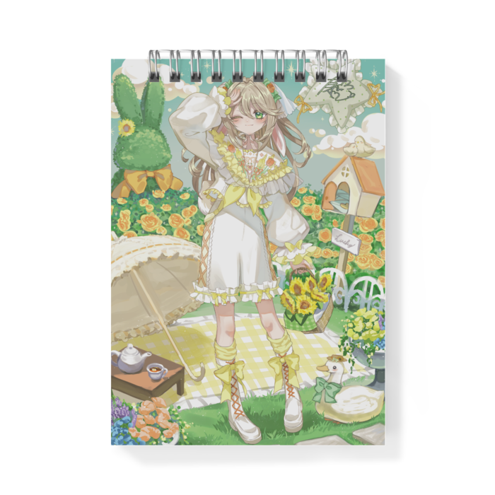 夏が来ちゃったFlour Garden✨メモ帳 - A6 - 両面