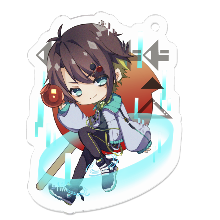 アクリルキーホルダー - 50 x 50 (mm)