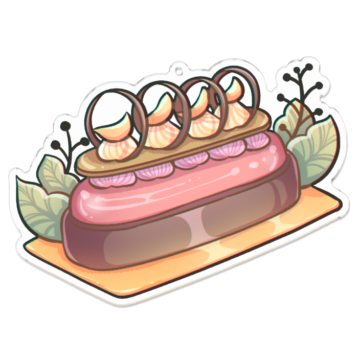 アクリルキーホルダー - 100 x 100 (mm)