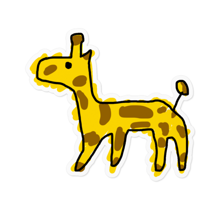 ステッカー - 100 x 100 (mm)