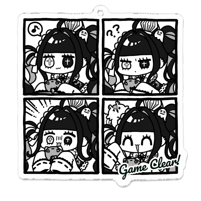 アクリルキーホルダー - 70 x 70 (mm)