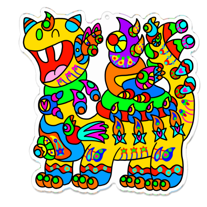 アクリルキーホルダー - 100 x 100 (mm)