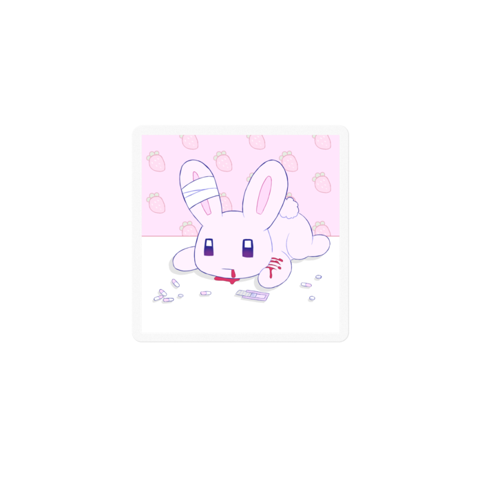 ステッカー - 100 x 100 (mm)