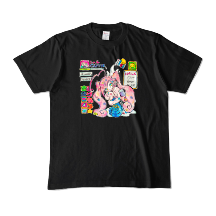 カラーTシャツ - M - ブラック (濃色)