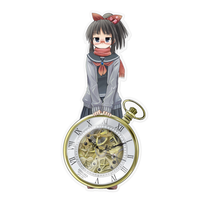 ステッカー - 160 x 160 (mm)(透明)