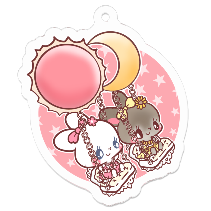 アクリルキーホルダー - 50 x 50 (mm)