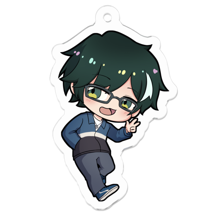 アクリルキーホルダー - 50 x 50 (mm)