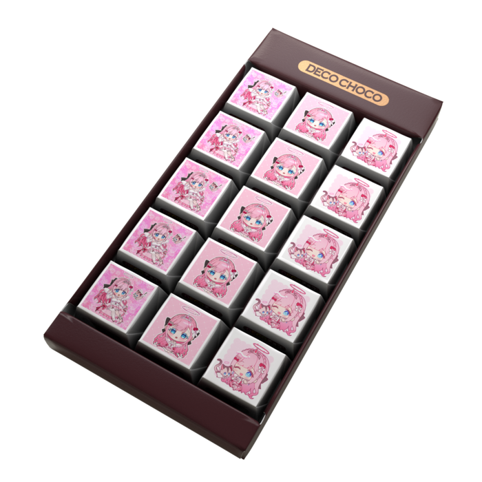 DECOチョコ - 列ごとにデザイン