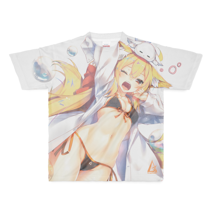 フルグラフィックTシャツ - M - 正面印刷のみ