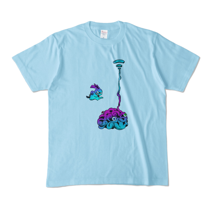 カラーTシャツ - M - ライトブルー (淡色)(1)