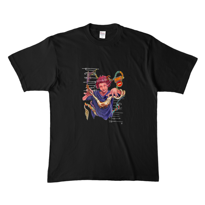 カラーTシャツ(濃色) - XL - ブラック