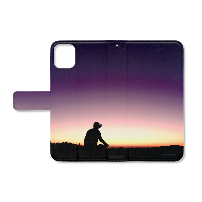 手帳型iPhoneケース - iPhone11ProMax - ストラップ穴 あり