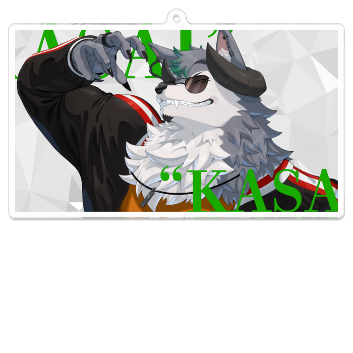 アクリルキーホルダー - 100 x 100 (mm)