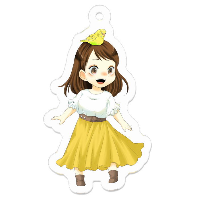 アクリルキーホルダー - 50 x 50 (mm)