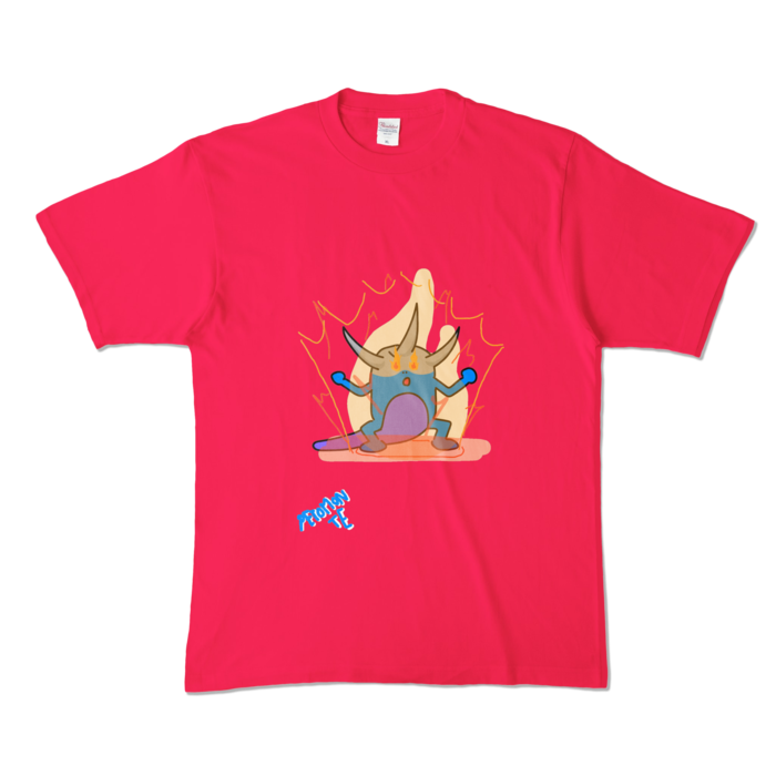 カラーTシャツ - XL - ホットピンク (濃色)