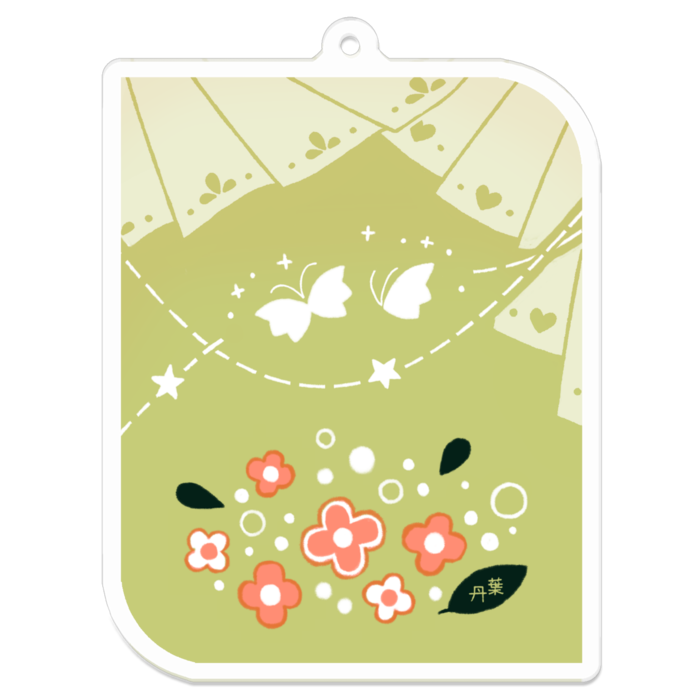 アクリルキーホルダー - 70 x 70 (mm)