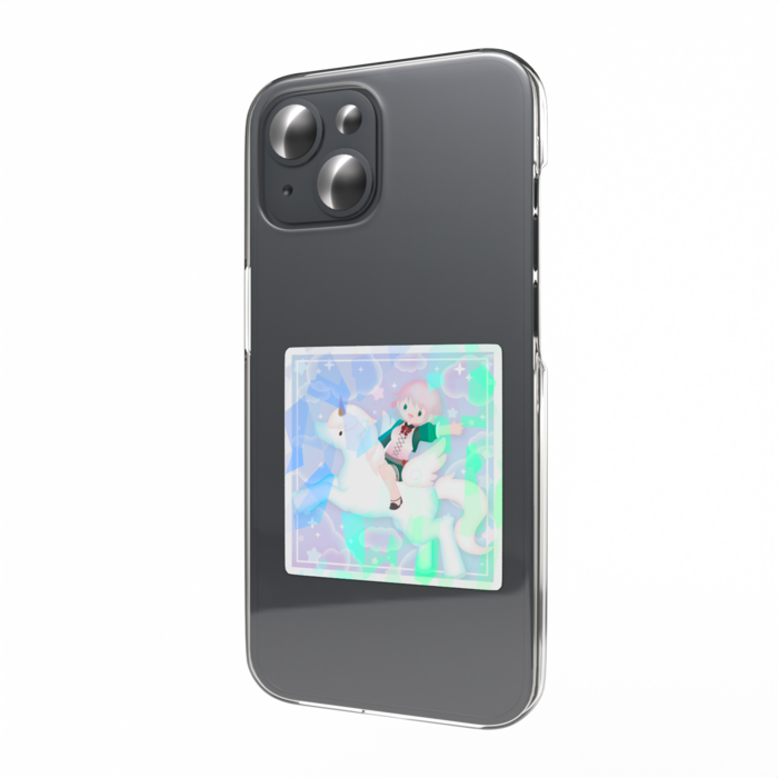 ホログラムスマホステッカー - 縦