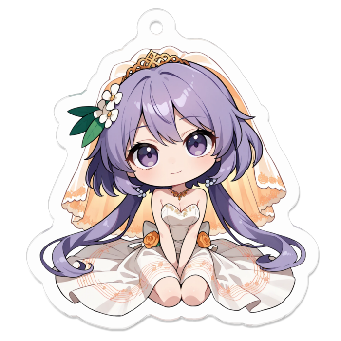 アクリルキーホルダー - 50 x 50 (mm)(キャラのみ)