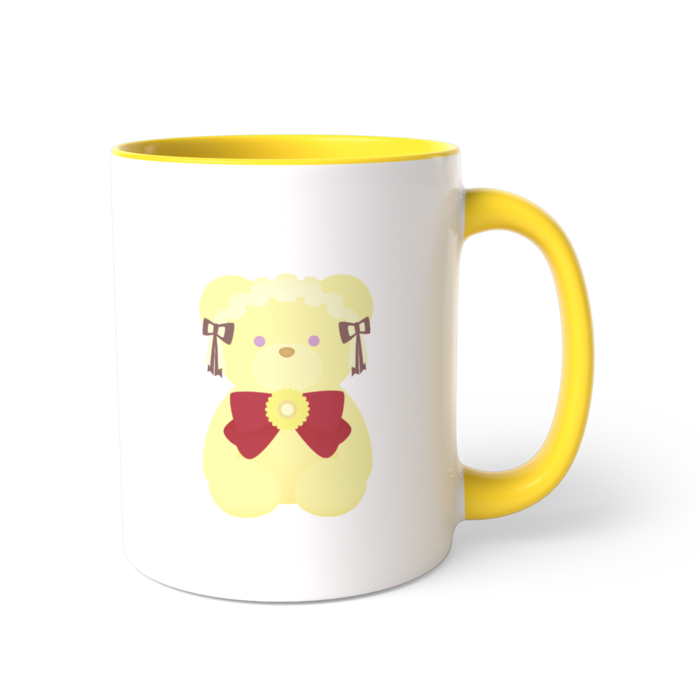 ツートンカラーマグカップ - 直径 8.2cm / 高さ 9.5cm