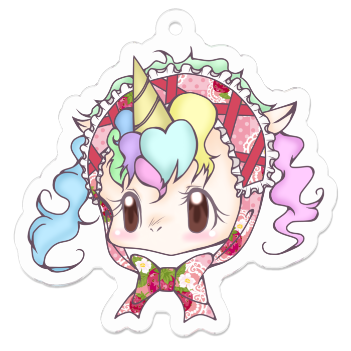 アクリルキーホルダー - 50 x 50 (mm)