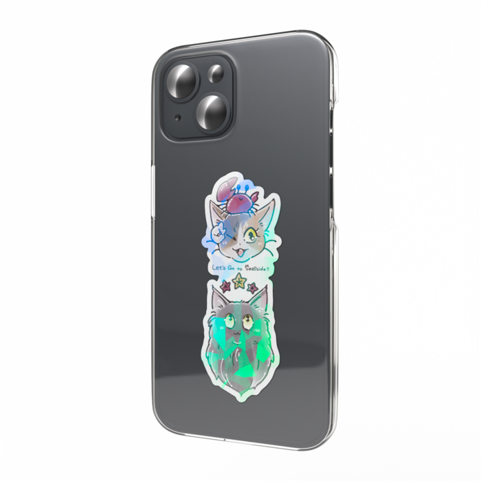 ホログラムスマホステッカー - 縦