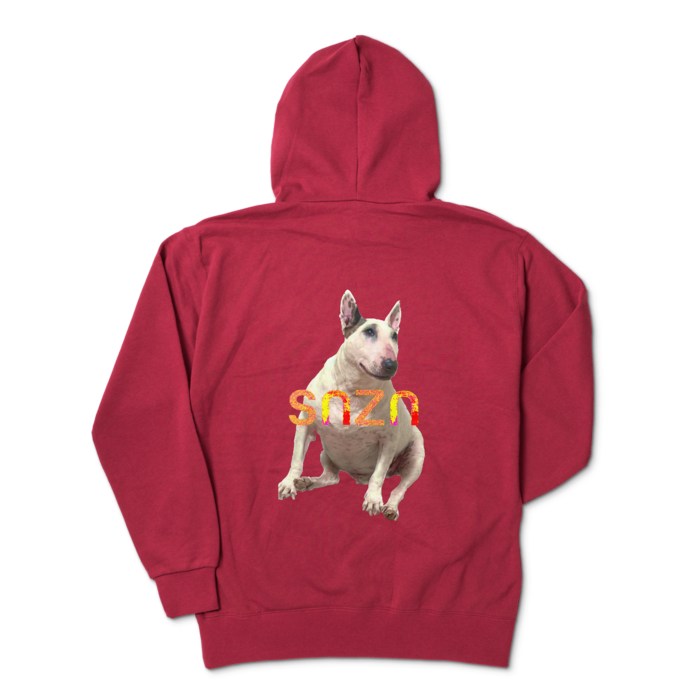 パーカー - XL - バーガンディ