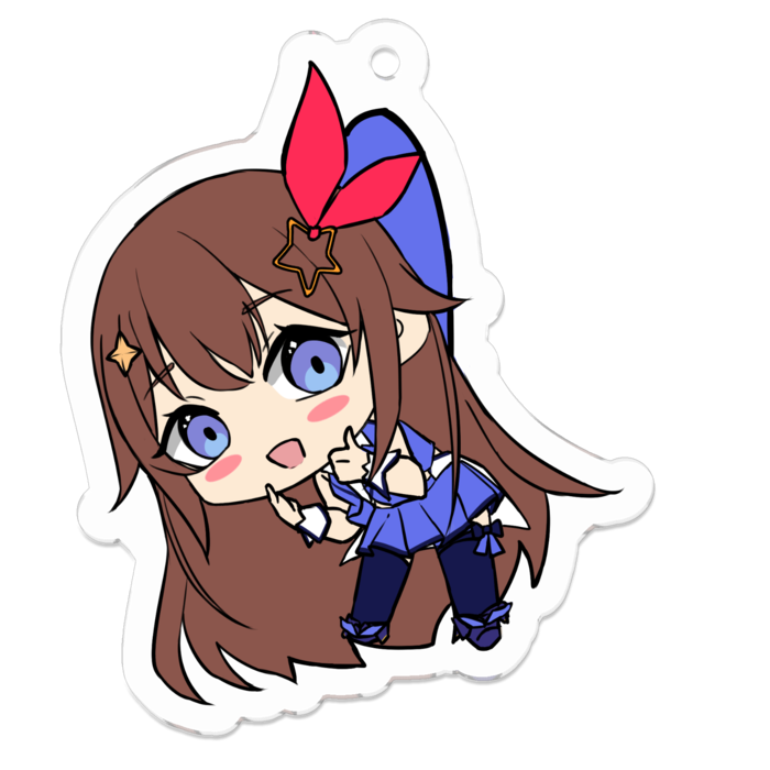 アクリルキーホルダー - 50 x 50 (mm)