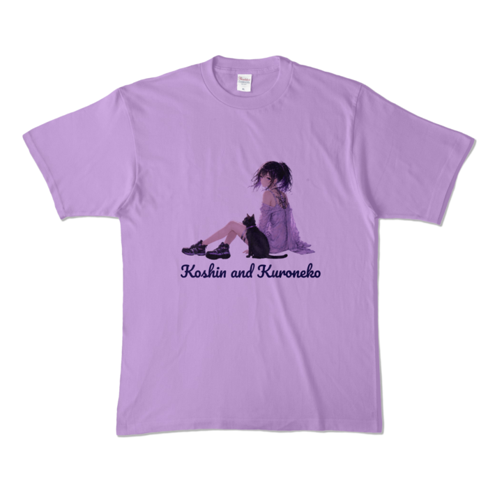 カラーTシャツ - XL - ライトパープル (淡色)