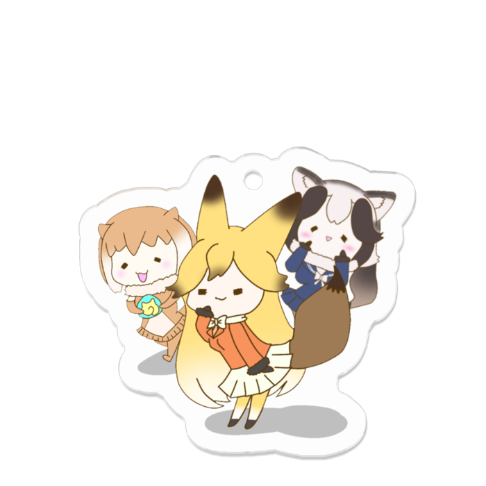 アクリルキーホルダー - 50 x 50 (mm)