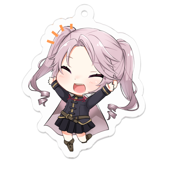 アクリルキーホルダー -喜-50 x 50 (mm)(1)