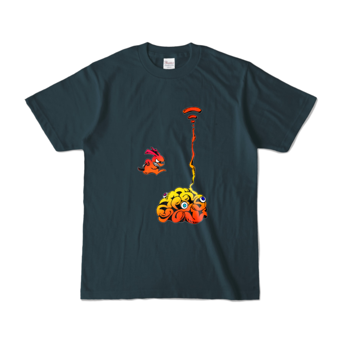 カラーTシャツ - S - デニム (濃色)(2)